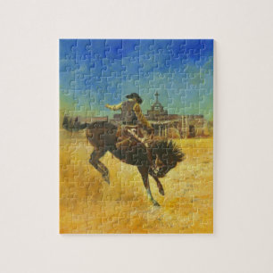 Wild West Bucking Bronco Puzzle Legpuzzel