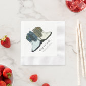 Wild West Country Cowboy Boots Wedding Servet (Insitu)