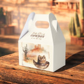 Wild West Cowboy Baby shower Bedankdoosjes