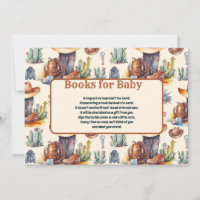 Wild West Cowboy Baby shower Boeken voor Baby