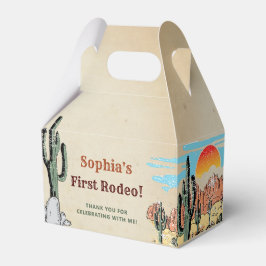 Wild West Cowboy Birthday Party Bedankdoosjes