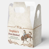 Wild West Cowboy Birthday Party Bedankdoosjes (Geopend)