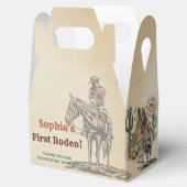 Wild West Cowboy Birthday Party Bedankdoosjes (Geopend)