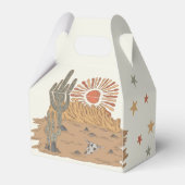 Wild West Cowboy Birthday Party Bedankdoosjes (Achterkant)