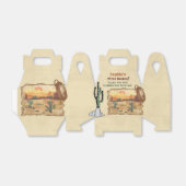 Wild West Cowboy Birthday Party Bedankdoosjes (Uitgevouwen)
