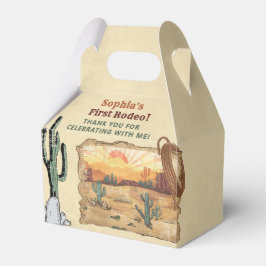 Wild West Cowboy Birthday Party Bedankdoosjes