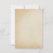 Wild West Cowboy Birthday Party Bedankkaart (Achterkant)