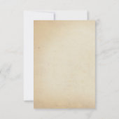 Wild West Cowboy Birthday Party Bedankkaart (Achterkant)