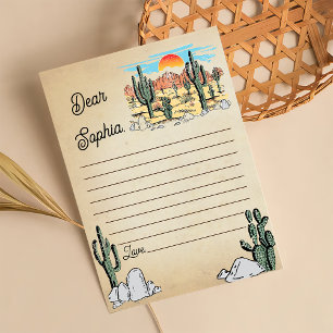 Wild West Cowboy Birthday Party Bedankkaart