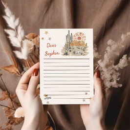 Wild West Cowboy Birthday Party Bedankkaart