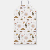 Wild West Cowboy Birthday Party Dank je wel Cadeaulabel (Achterkant)