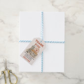 Wild West Cowboy Birthday Party Dank je wel Cadeaulabel (Met Touw)