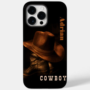 Wild West Cowboy Boot pet gepersonaliseerd Case-Mate iPhone 14 Pro Max Hoesje