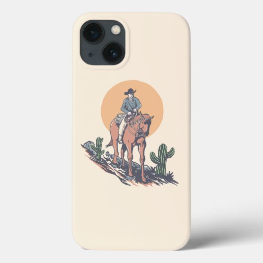 Wild West Cowboy Case-Mate iPhone Case (Achterkant)