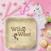 Wild West Cowboy Cowgirl Western Theme Paper Bord (Feest)