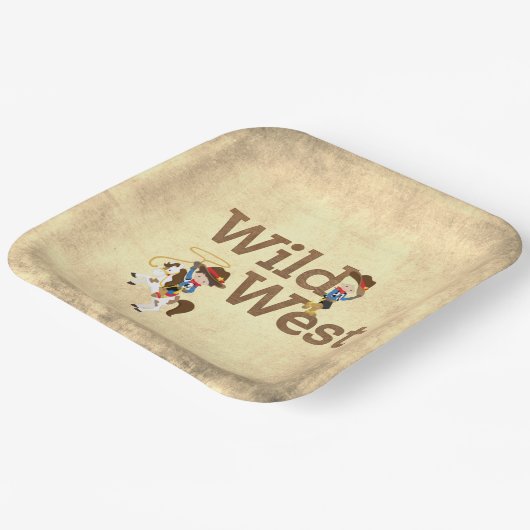Wild West Cowboy Cowgirl Western Theme Paper Bord (Gebogen)
