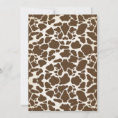 Wild West Cowboy eerste Rodeo 1e verjaardag Kaart (Achterkant)