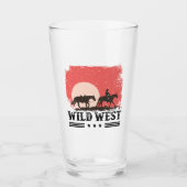 Wild West Cowboy Glas (Voorkant)