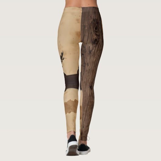 Wild West Cowboy Leggings (Achterkant)