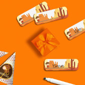 Wild West cowboy Naamplaatje