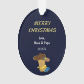 Wild West Cowboy Ornament (achterkant)