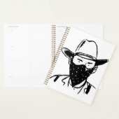 Wild West Cowboy Outlaw Bandit Planner (Display)