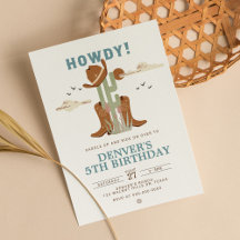 Wild West Cowboy Pet Boots Westerne Birthday Party