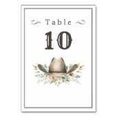 Wild west cowboy pet bruiloft kaart (Achterkant)