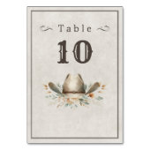 Wild west cowboy pet bruiloft kaart (Achterkant)