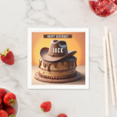 Wild West Cowboy Pet Cake Servet (Insitu)