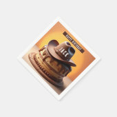 Wild West Cowboy Pet Cake Servet (Hoek)