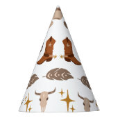 Wild West Cowboy Rodeo Westerne verjaardag Feesthoedjes (Voorkant)