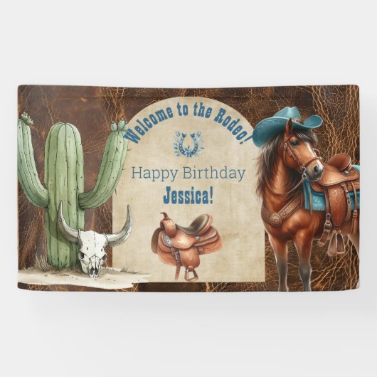 Wild West Cowboy Spandoek (Horizontaal)