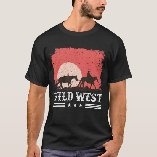 Wild West Cowboy T-shirt (Voorkant)