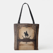 Wild West Cowboy Tote Bag (Achterkant)