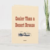  Wild West Cowboy Typografie Vaderdag Kaart (Achterkant)