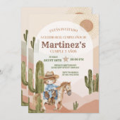 Wild West Cowboy Verjaardag Spaans Kaart (Voorkant / Achterkant)