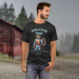 Wild west Cowboy verjaardag T-shirt
