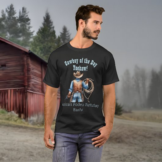 Wild west Cowboy verjaardag T-shirt