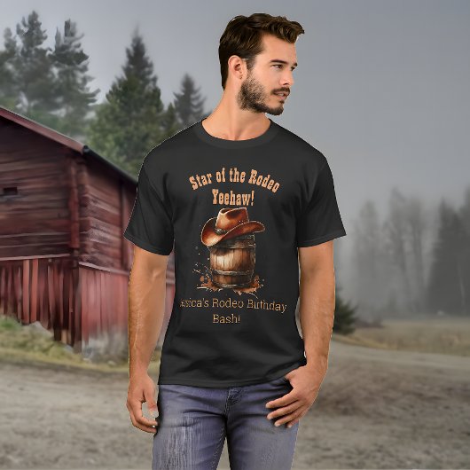 Wild west Cowboy verjaardag T-shirt