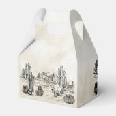  Wild West Cowboy Verjaardagsfeest Bedankdoosjes (Achterkant)