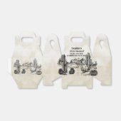  Wild West Cowboy Verjaardagsfeest Bedankdoosjes (Uitgevouwen)