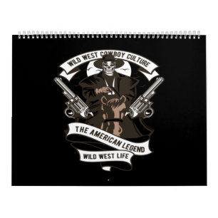 wild - west - cowboycultuur - amerikaanse legende  kalender