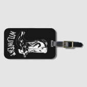 Wild west cowboylaarzen bagagelabel (Voorkant (horizontaal))