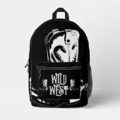 Wild west cowboylaarzen bedrukte rugzak (Voorkant)