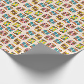 Wild West Cowboylaarzen: Mode conceptpatroon Cadeaupapier (Hoek)