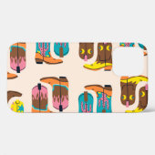 Wild West Cowboylaarzen: Mode conceptpatroon Case-Mate iPhone Case (Achterkant (horizontaal))