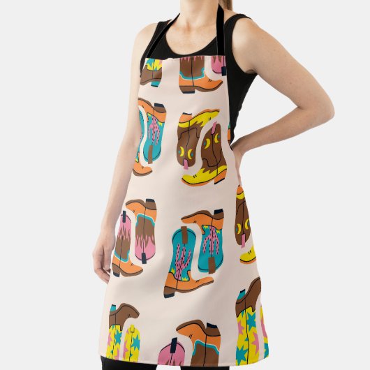 Wild West Cowboylaarzen: Mode conceptpatroon Schort (Insitu)