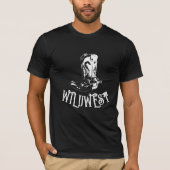 Wild west cowboylaarzen t-shirt (Voorkant)
