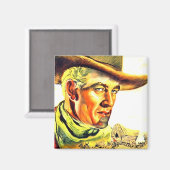 Wild West cowboymagneet Magneet (Voorkant / Achterkant)